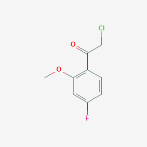 2-Chloro-1-(4-fluoro-2-methoxyphenyl)ethan-1-one