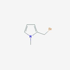 molecular formula C6H8BrN B13557886 2-(bromomethyl)-1-methyl-1H-pyrrole 