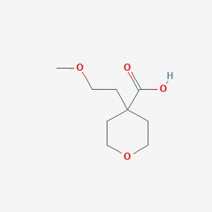 4-(2-Methoxyethyl)tetrahydro-2h-pyran-4-carboxylic acid