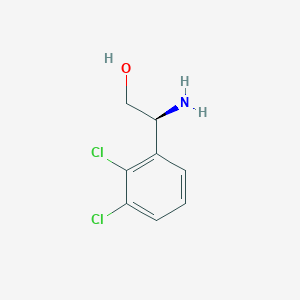 molecular formula C8H9Cl2NO B13557956 (s)-2-Amino-2-(2,3-dichlorophenyl)ethan-1-ol 