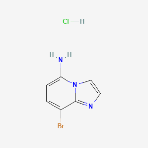 8-Bromoimidazo[1,2-a]pyridin-5-aminehydrochloride