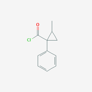 2-Methyl-1-phenylcyclopropane-1-carbonyl chloride