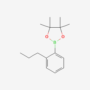 4,4,5,5-Tetramethyl-2-(2-propylphenyl)-1,3,2-dioxaborolane