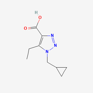 1-(Cyclopropylmethyl)-5-ethyl-1h-1,2,3-triazole-4-carboxylic acid