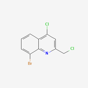 8-Bromo-4-chloro-2-(chloromethyl)quinoline