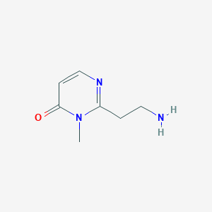 2-(2-Aminoethyl)-3-methylpyrimidin-4(3H)-one