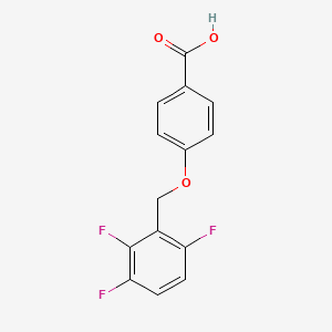 4-[(2,3,6-Trifluorophenyl)methoxy]benzoicacid