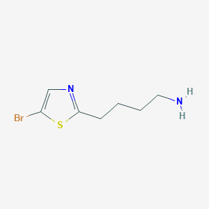 4-(5-Bromothiazol-2-yl)butan-1-amine