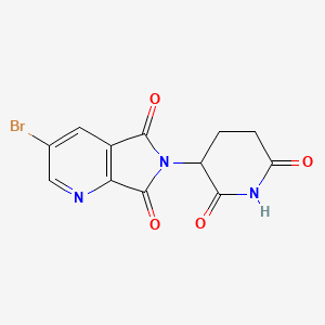 3-Bromo-6-(2,6-dioxopiperidin-3-yl)-5H-pyrrolo[3,4-b]pyridine-5,7(6H)-dione