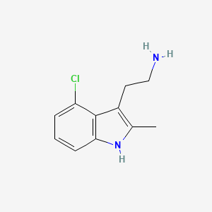 2-(4-chloro-2-methyl-1H-indol-3-yl)ethan-1-amine