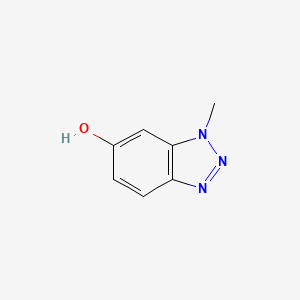 molecular formula C7H7N3O B13558159 1-Methyl-1h-1,2,3-benzotriazol-6-ol 