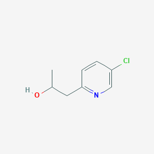 molecular formula C8H10ClNO B13558196 1-(5-Chloropyridin-2-yl)propan-2-ol 