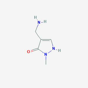 4-(aminomethyl)-1-methyl-1H-pyrazol-5-ol