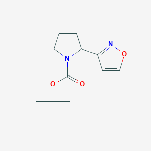 Tert-butyl 2-(isoxazol-3-YL)pyrrolidine-1-carboxylate