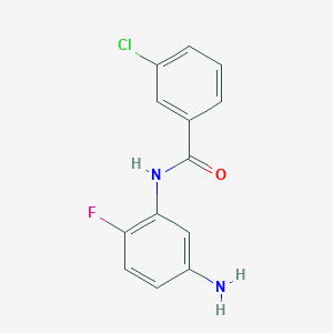 N-(5-Amino-2-fluorophenyl)-3-chlorobenzamide