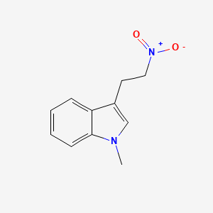 molecular formula C11H12N2O2 B13558305 1-Methyl-3-(2-nitroethyl)-1H-indole CAS No. 128965-49-1