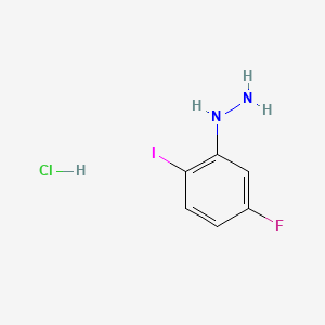 (5-Fluoro-2-iodophenyl)hydrazinehydrochloride