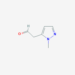 2-(1-Methyl-1h-pyrazol-5-yl)acetaldehyde