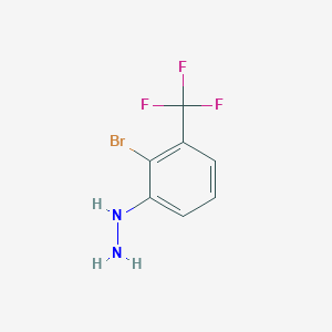 1-(2-Bromo-3-(trifluoromethyl)phenyl)hydrazine