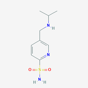 5-((Isopropylamino)methyl)pyridine-2-sulfonamide