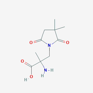 2-Amino-3-(3,3-dimethyl-2,5-dioxopyrrolidin-1-yl)-2-methylpropanoic acid