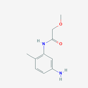 molecular formula C10H14N2O2 B1355847 N-(5-氨基-2-甲基苯基)-2-甲氧基乙酰胺 CAS No. 926186-33-6