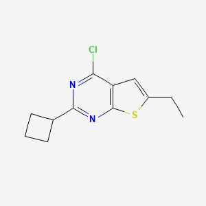 4-Chloro-2-cyclobutyl-6-ethylthieno[2,3-d]pyrimidine