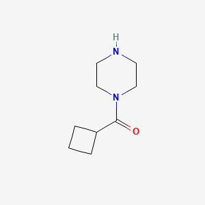 molecular formula C9H16N2O B1355850 Cyclobutyl(piperazin-1-yl)methanone CAS No. 64579-67-5