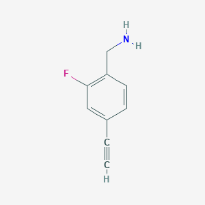 (4-Ethynyl-2-fluorophenyl)methanamine