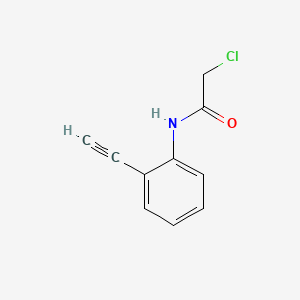 2-chloro-N-(2-ethynylphenyl)acetamide