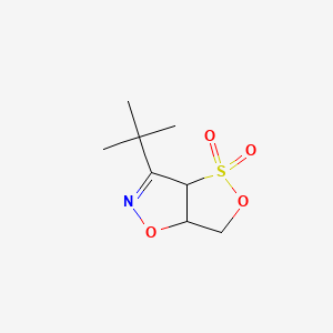 3-tert-butyl-3aH,6H,6aH-4lambda6-[1,2]oxathiolo[3,4-d][1,2]oxazole-4,4-dione