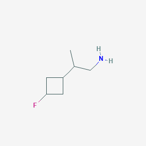 2-(3-Fluorocyclobutyl)propan-1-amine