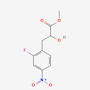 Methyl 3-(2-fluoro-4-nitrophenyl)-2-hydroxypropanoate