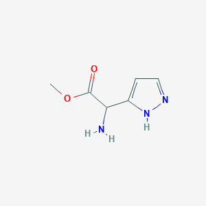 methyl 2-amino-2-(1H-pyrazol-3-yl)acetate