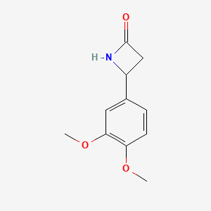 4-(3,4-Dimethoxyphenyl)azetidin-2-one