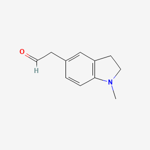 2-(1-Methylindolin-5-yl)acetaldehyde