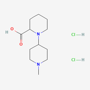 molecular formula C12H24Cl2N2O2 B13558676 1'-Methyl-[1,4'-bipiperidine]-2-carboxylic acid dihydrochloride 