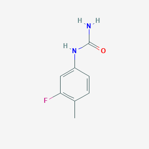 molecular formula C8H9FN2O B1355869 1-(3-Fluoro-4-methylphenyl)urea 