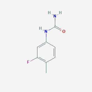 molecular formula C8H9FN2O B1355869 (3-fluoro-4-methylphenyl)urea 