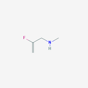 molecular formula C4H8FN B13558698 (2-Fluoroprop-2-en-1-yl)(methyl)amine 