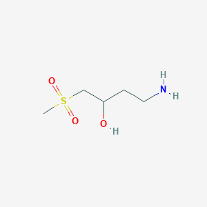 4-Amino-1-(methylsulfonyl)butan-2-ol