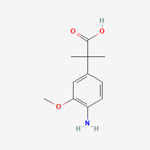 2-(4-Amino-3-methoxyphenyl)-2-methylpropanoicacid