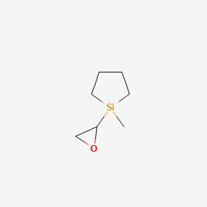 1-Methyl-1-(oxiran-2-yl)silolane