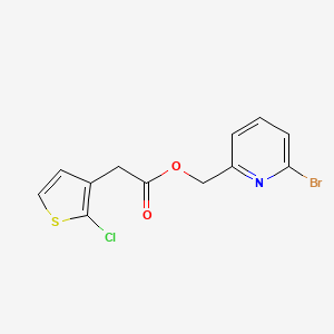 (6-Bromopyridin-2-yl)methyl2-(2-chlorothiophen-3-yl)acetate