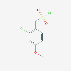 (2-Chloro-4-methoxyphenyl)methanesulfonyl chloride