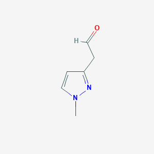 2-(1-methyl-1H-pyrazol-3-yl)acetaldehyde