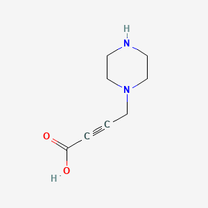 4-(Piperazin-1-yl)but-2-ynoic acid