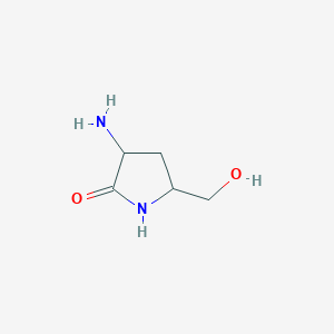 (3R,5S)-3-Amino-5-(hydroxymethyl)pyrrolidin-2-one