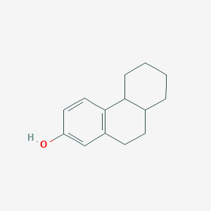 molecular formula C14H18O B13558853 4b,5,6,7,8,8a,9,10-Octahydrophenanthren-2-ol 