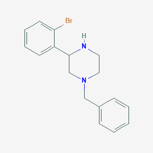 1-Benzyl-3-(2-bromophenyl)piperazine